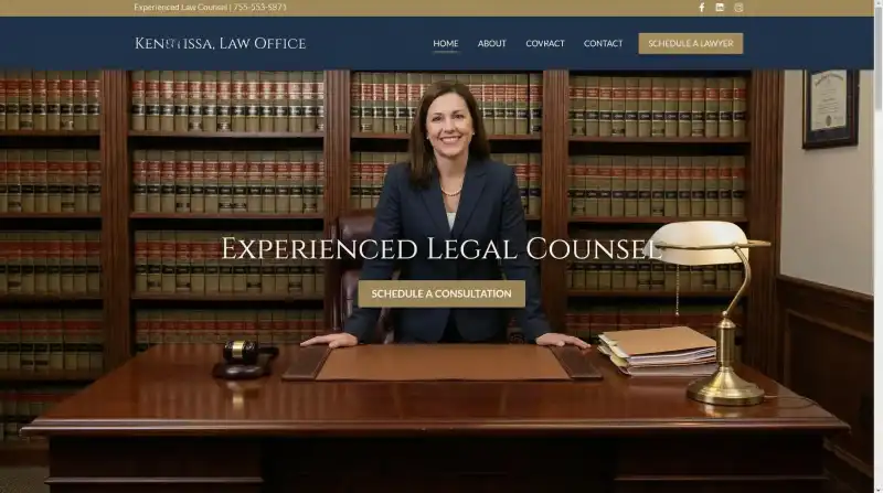 Avocat professionnel - création de site web