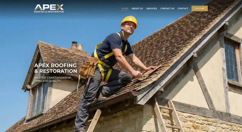 Couvreur professionnel - création de site web