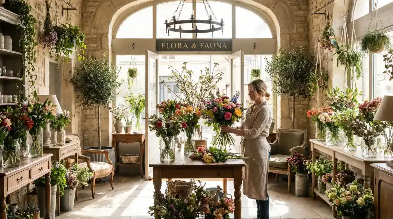 Fleuriste professionnel - création de site web